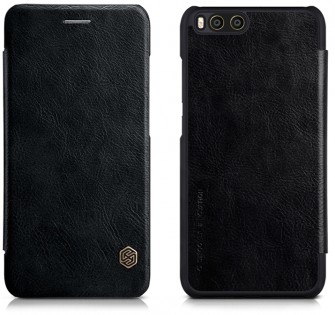 Кожаный чехол книжка Nillkin Qin Leather Case Q-LC XM-M6 для смартфонов Xiaomi Mi 6 Black
